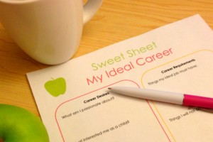 My Ideal Career sweet sheet
