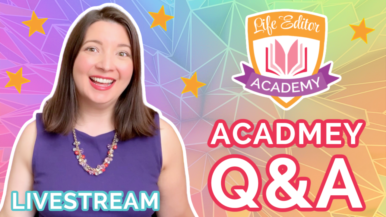 Watch the Replay! Life Editor Academy Q&A Call December 2021 - Sage ...